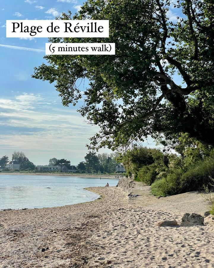 Le Pressoir De La Gervaiserie - 300M De La Plage Reville Exterior photo